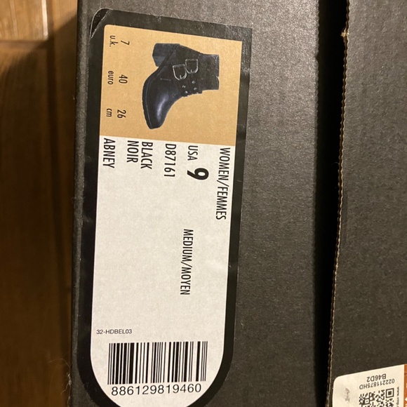 🦅HARLEY DAVIDSON ABNEY BOOTS, 🥾BLACK WITH SILVER STUDS, WATERPROOF - Picture 12 of 16